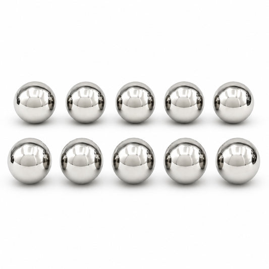 Titanium spheres Set of 10